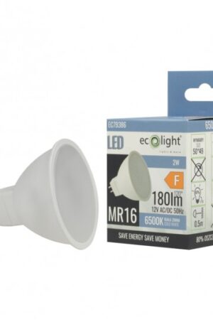 Żarówka LED MR16 2W 12V 6500K 180lm