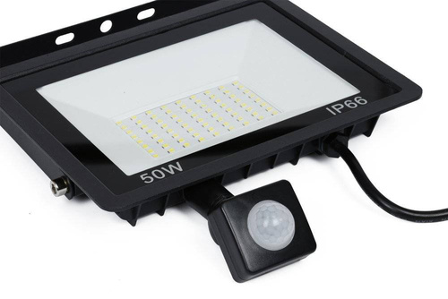 Naświetlacz LED 50W z czujnikiem ruchu i zmierzchu 4750lm 220V - obrazek 2