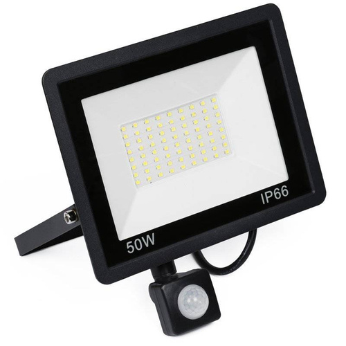 Naświetlacz LED 50W z czujnikiem ruchu i zmierzchu 4750lm 220V