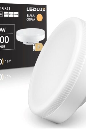 Żarówka LED GX53 10W 900lm 3000K LEDLUX