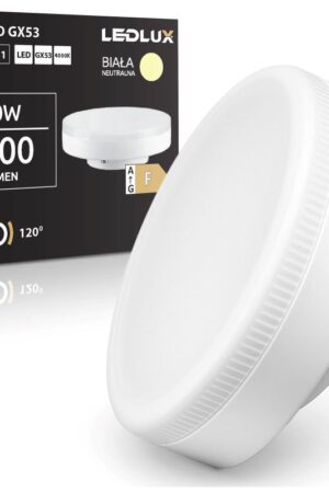 Żarówka LED GX53 10W 900lm 4000K LEDLUX