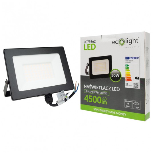 Naświetlacz LED 50W 3000K 4500lm IP65