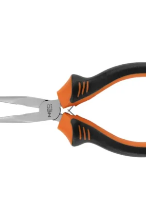 Szczypce wydłużone proste 160mm z blaszką rozpierającą