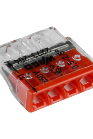 Szybkozłączka instalacyjna drut 4 x 0,5-2,5mm2 WAGO