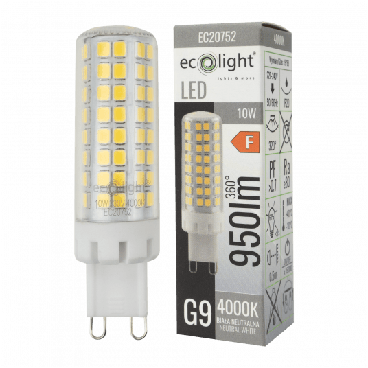 Żarówka LED G9 10W 4000K 950lm