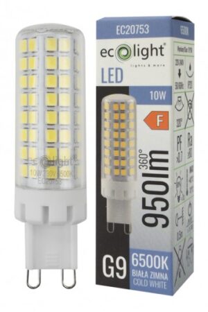 Żarówka LED G9 10W 6500K 950lm