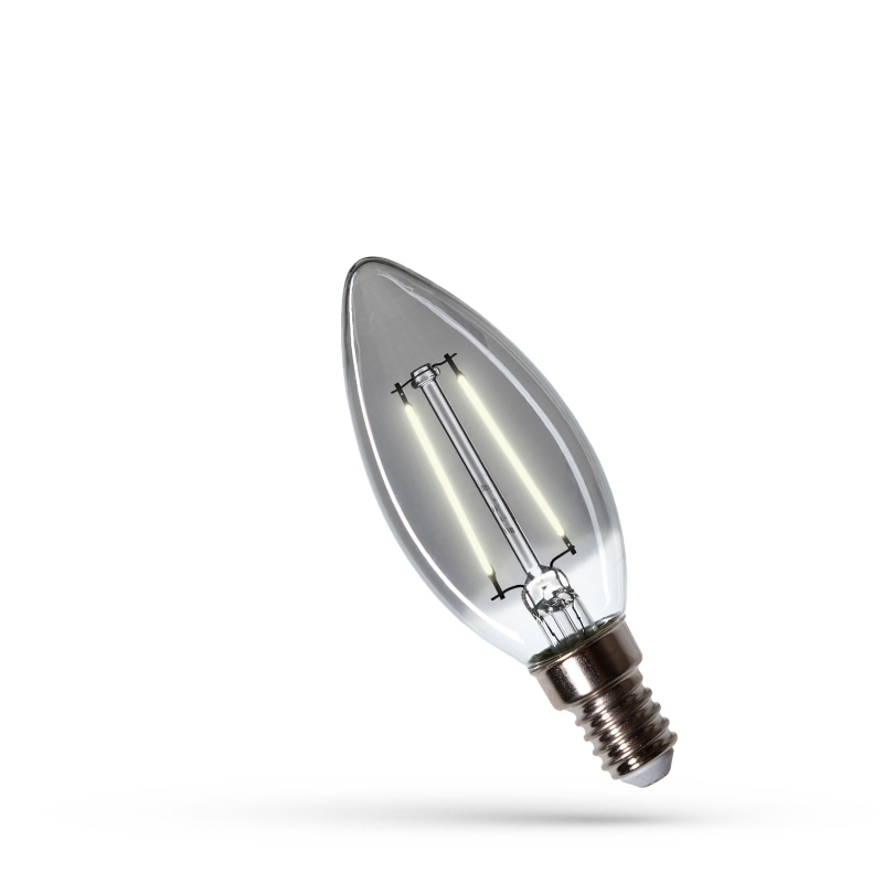 Żarówka LED świeczka E14 230V 2.5W 4000K Modershine Spectrum