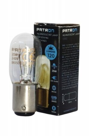 Żarówka do maszyny do szycia bezgwintowa wciskana 25W 230V