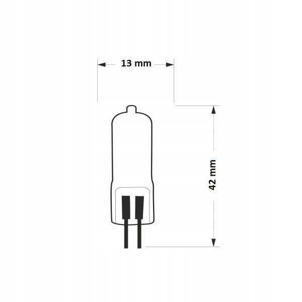Żarówka halogenowa G6.35 230V 50W - obrazek 2