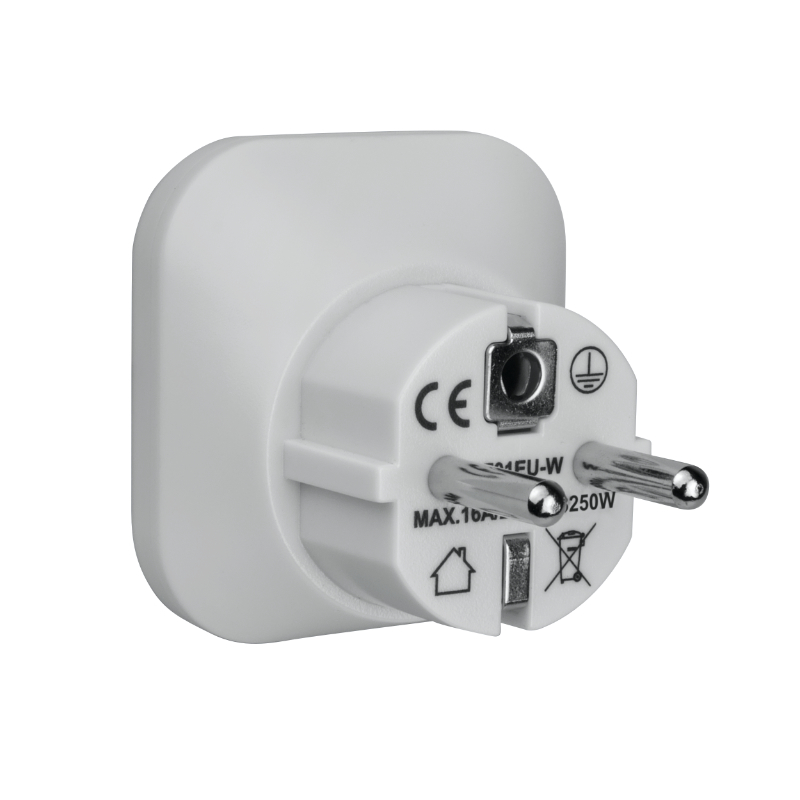 Adapter podróżny Europa biały - obrazek 2
