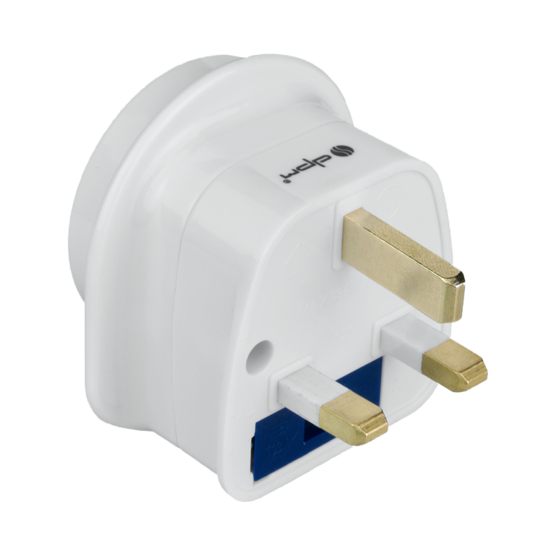 Adapter podróżny UK biały - obrazek 2