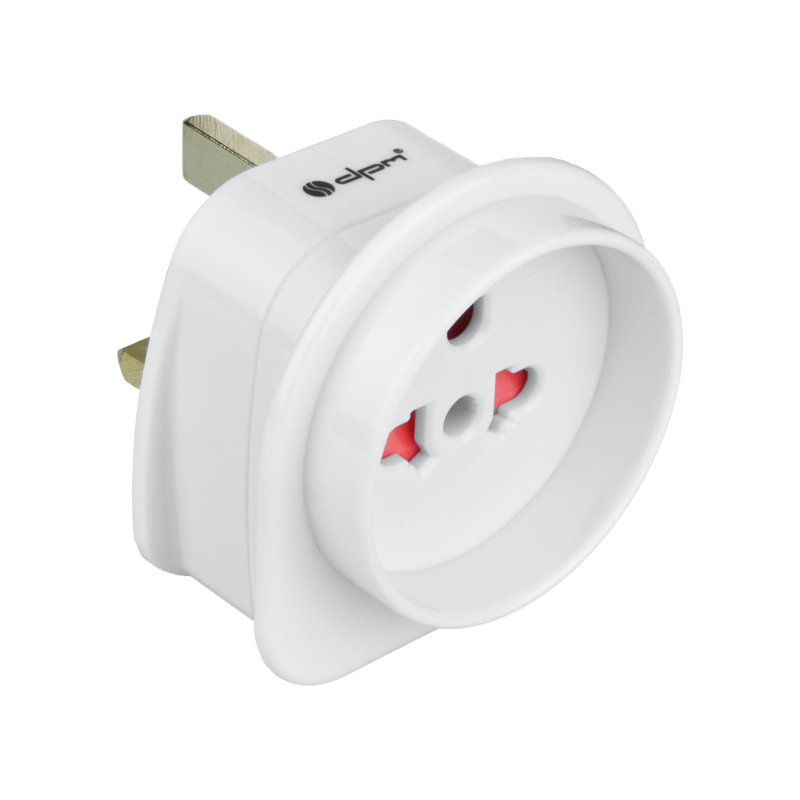 Adapter podróżny UK biały