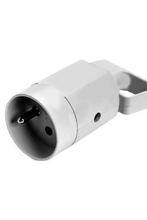 Gniazdo z uchem z uziemieniem 2P+Z 16A 250V IP20 białe