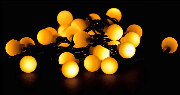 Girlanda solarna ogrodowa 30xLED 5m