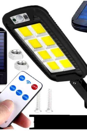 Lampa solarna LED COB z czujnikiem ruchu z pilotem ORAN 60W