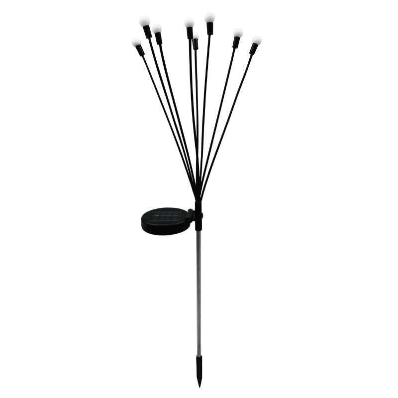 Lampa solarna 6 x LED ogrodowa z czujnikiem zmierzchu 73cm
