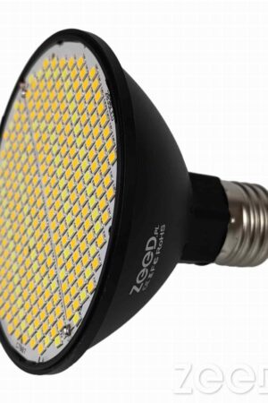 Żarówka do uprawy roślin ciepła + zimna 20W 300 LED czarna Full Spectrum