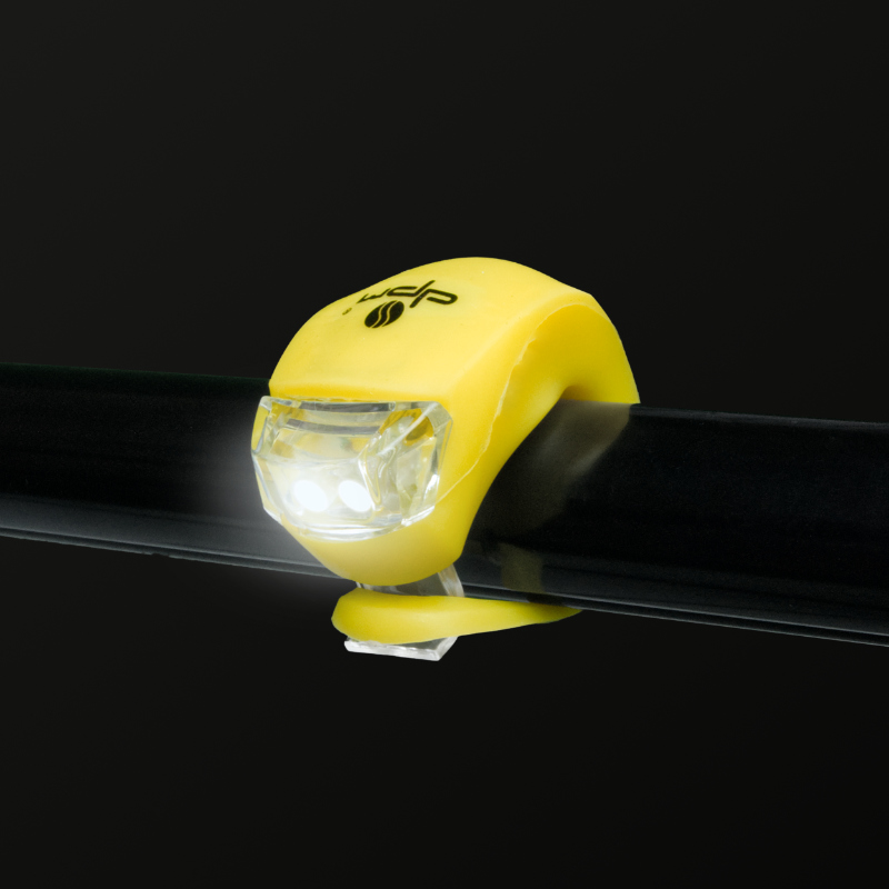 Zestaw lamp rowerowych LED silikonowych - obrazek 5