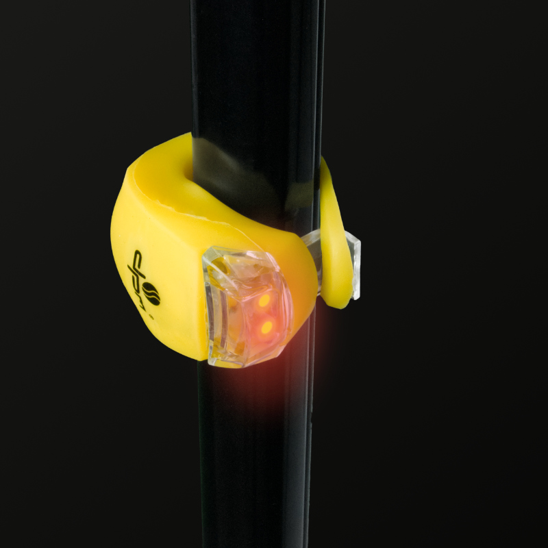 Zestaw lamp rowerowych LED silikonowych - obrazek 4