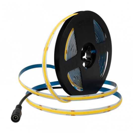 Taśma LED COB 320 24V 7W/m 3000K IP20 5m zestaw EC20811 - obrazek 3