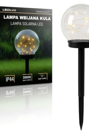 Lampa Solarna LED Kula Ogrodowa