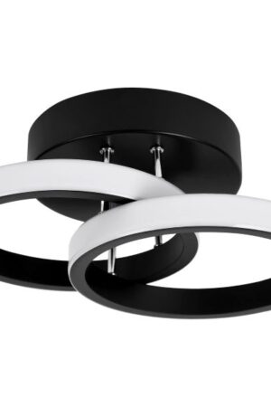 Lampa Sufitowa Wisząca LED 18W Czarna 4000K