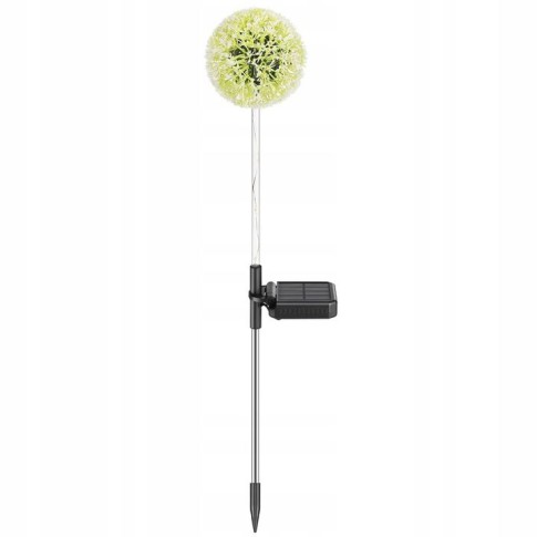Lampa solarna LED wbijana ogrodowa Mniszek RGB - obrazek 2