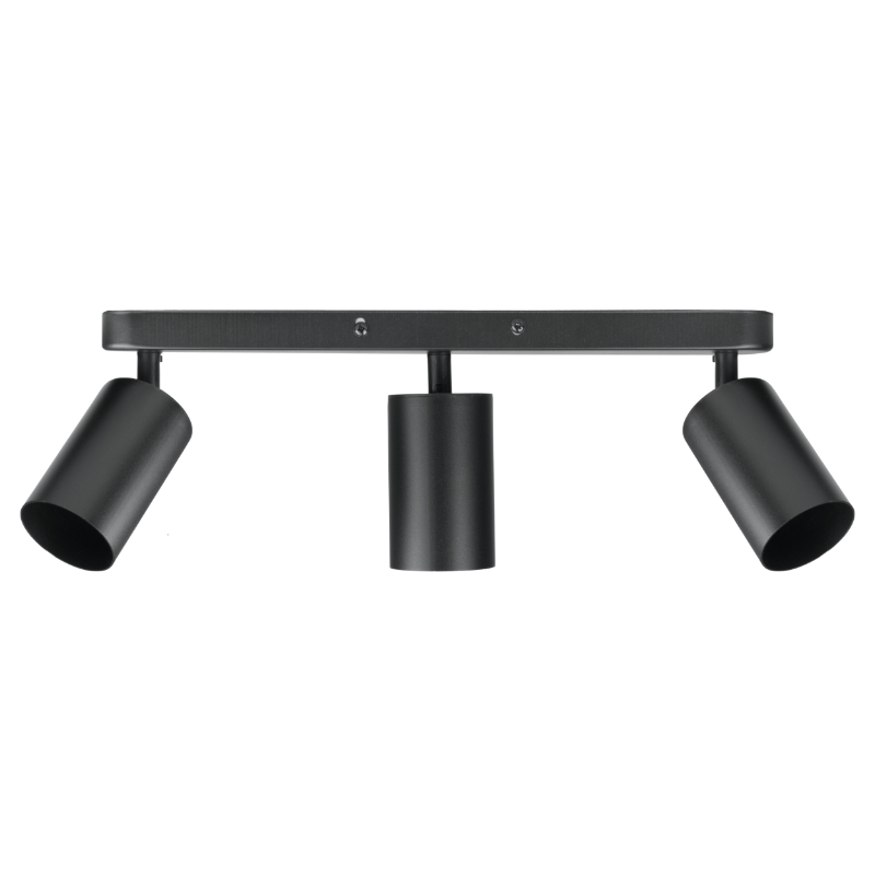 Lampa punktowa 3 x GU10 regulowana, czarna - obrazek 2