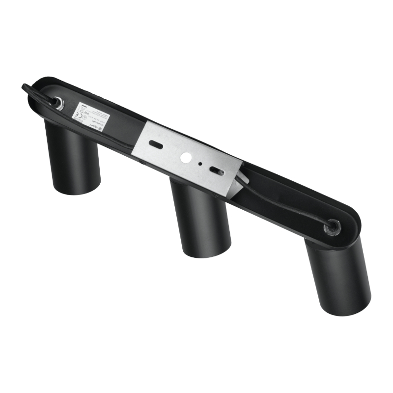 Lampa punktowa 3 x GU10 regulowana, czarna - obrazek 3
