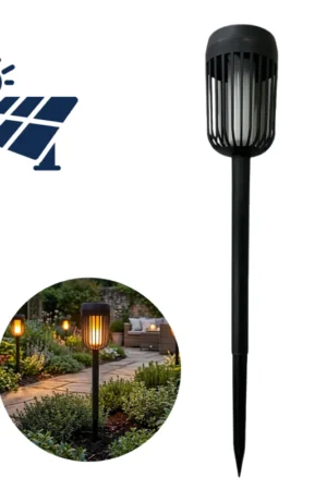Lampka solarna wbijana - pochodnia