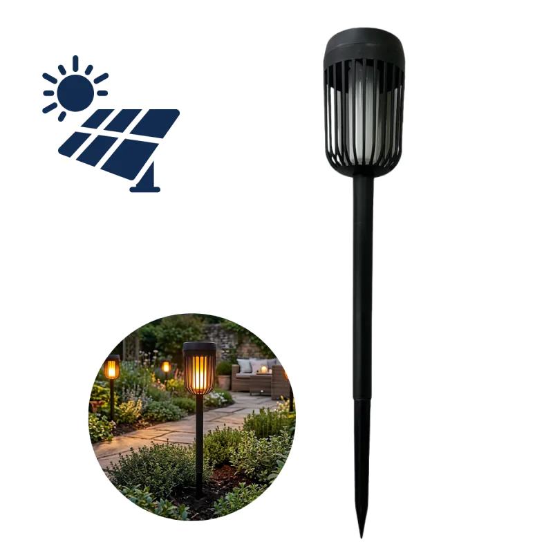 Lampka solarna wbijana - pochodnia