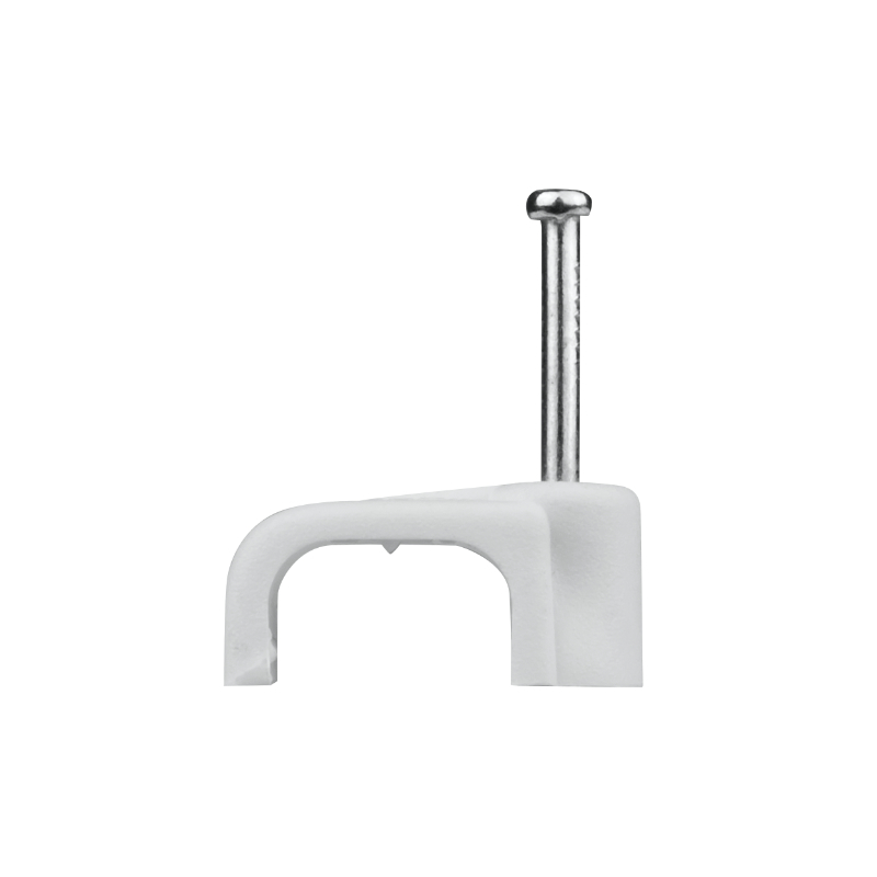 Uchwyt na kabel płaski 3x1.5mm2 biały