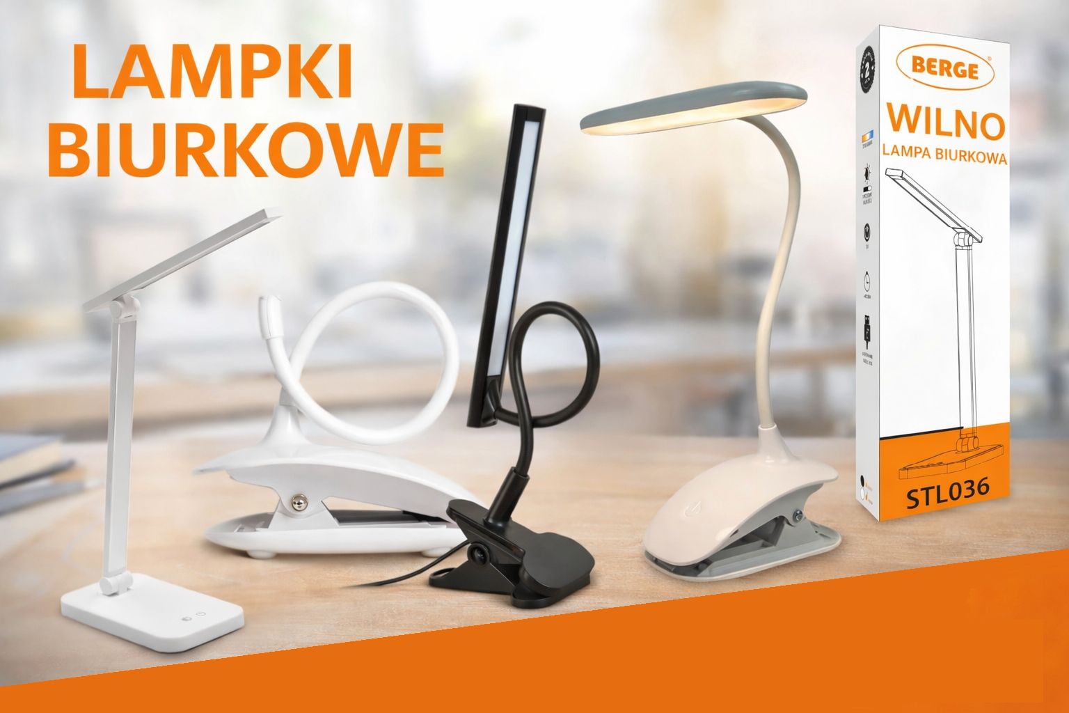 Lampki biurkowe – nowoczesne i praktyczne