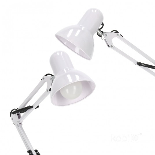 Lampa podłogowa AURIQ ST 1xE27 biała - obrazek 3