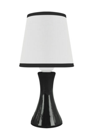 Lampa stołowa POLINA E14 czarna