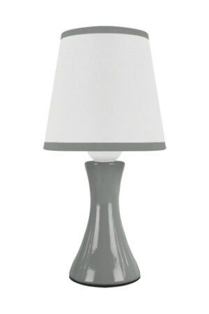 Lampa stołowa POLINA E14 szara
