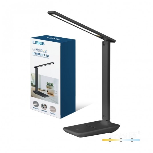 Lampka biurkowa LED NOBLITE N 7W 3CCT czarna