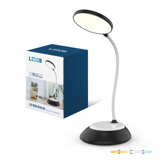 Lampka biurkowa LED VISUA DESK 5W czarna
