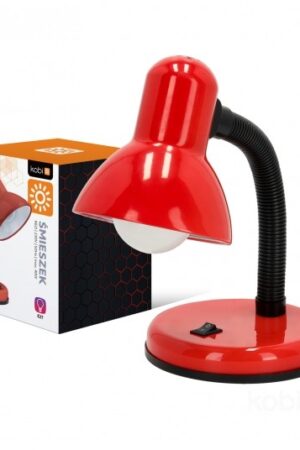 Lampka biurkowa ŚMIESZEK 1xE27 czerwona