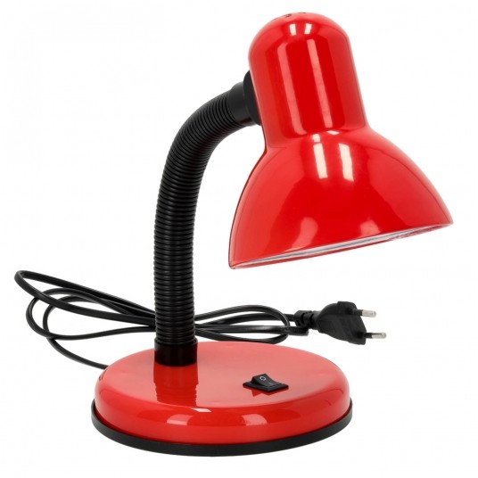 Lampka biurkowa ŚMIESZEK 1xE27 czerwona - obrazek 2