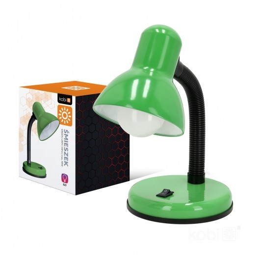 Lampka biurkowa ŚMIESZEK 1xE27 zielona