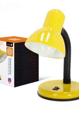 Lampka biurkowa ŚMIESZEK 1xE27 żółta