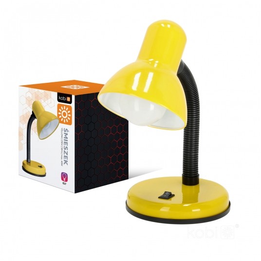 Lampka biurkowa ŚMIESZEK 1xE27 żółta