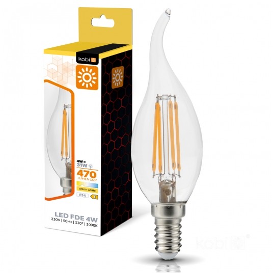 Żarówka filamentowa LED FDE 4W E14 3000K