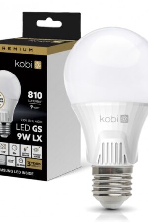 Żarówka z czujnikiem ruchu LED GS 9W E27 4000K