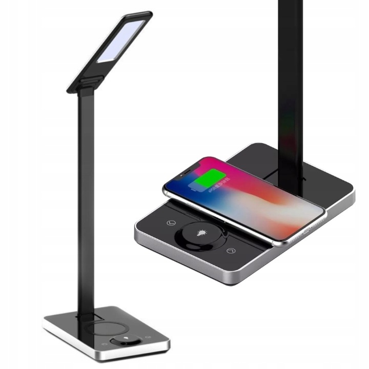 Lampka biurkowa 3w1 5W 560lm ładowarka indukcyjna CCT - obrazek 3