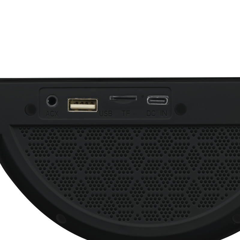 Głośnik Bluetooth LED RGB z ładowarką indukcyjną czarny - obrazek 6