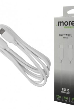 Kabel USB-C biały 2m