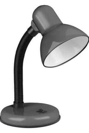 Lampka biurkowa E27 szara
