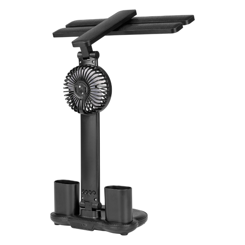 Lampka biurkowa LED z przybornikiem i wentylatorem USB 7W 200lm CCT - obrazek 3